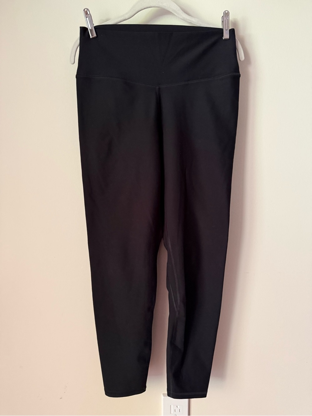YPB Black High-Waisted Performance Leggings Size Large Athletic Workout Pants